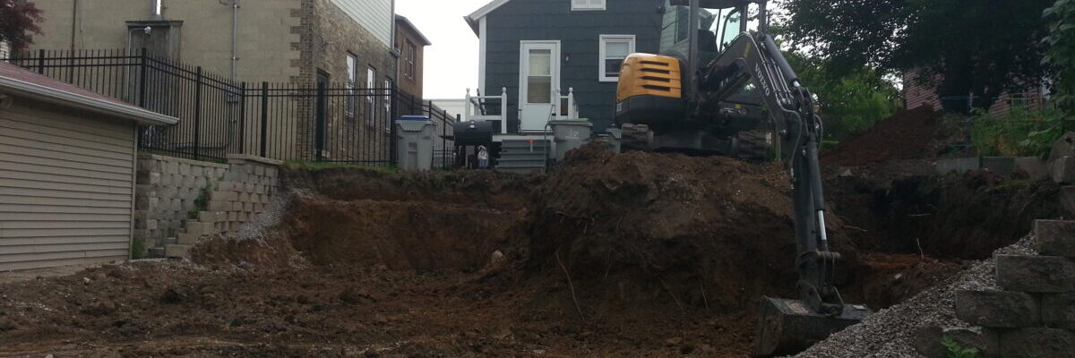 Excavating Outagamie county and Brown county, WI