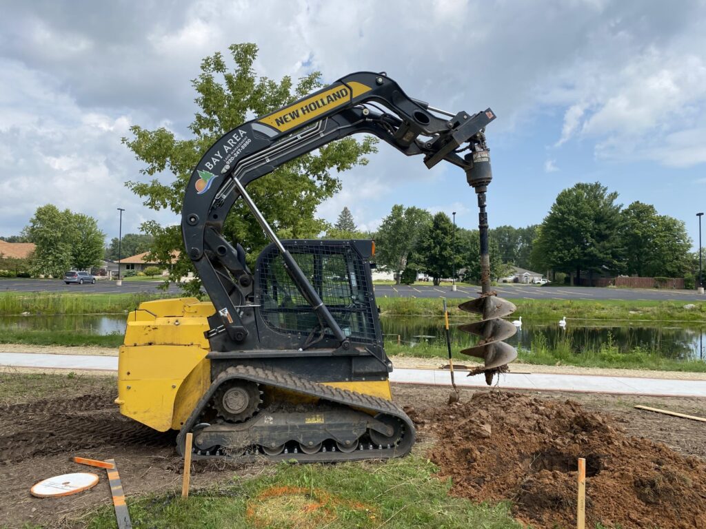 Post hole digging and skid steer work in Howard, WI